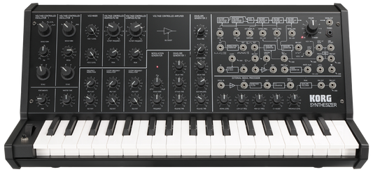 Korg MS-20 mini monophonic synthesizer keyboard