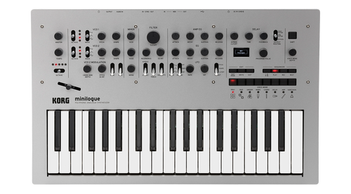Korg Minilogue 4 voice polyphonic analog synthesizer open box
