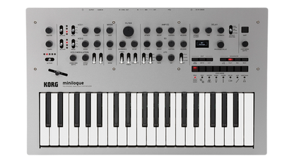 Korg Minilogue 4 voice polyphonic analog synthesizer open box