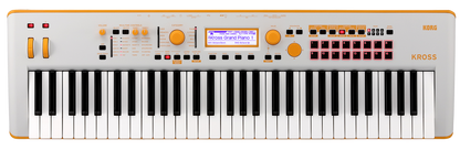 Korg Kross 2 special edition GO Gray Orange 61 key synthesizer keyboard