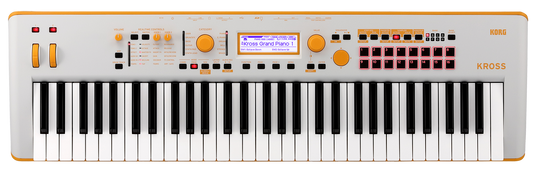 Korg Kross 2 special edition GO Gray Orange 61 key synthesizer keyboard
