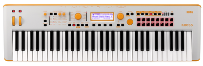 Korg Kross 2 special edition GO Gray Orange 61 key synthesizer keyboard
