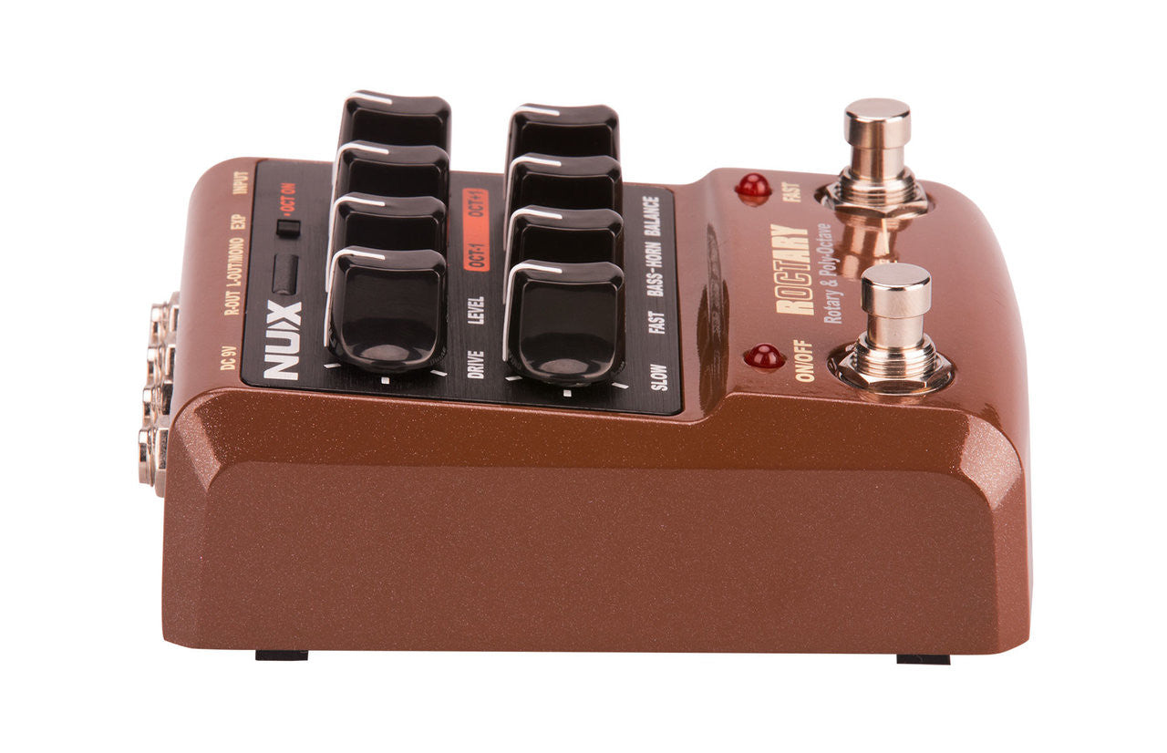 Nux ROCTARY Simulator & Polyphonic Octave Effects pedal
