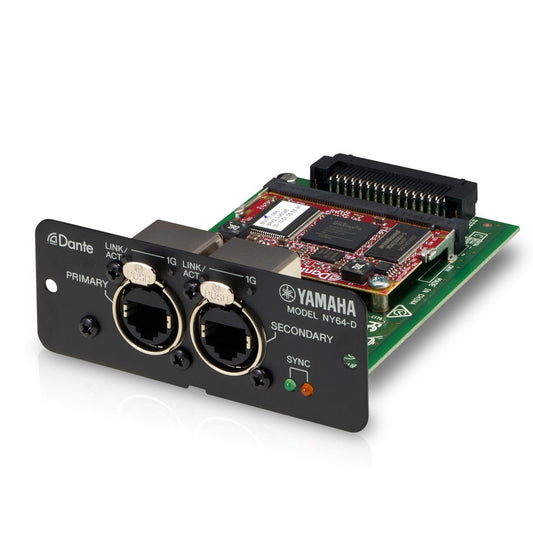 Yamaha NY64-D Dante expansion card for TF series consoles