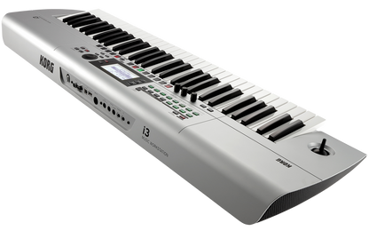 Korg i3 Music Workstation 61 keyboard Silver open box
