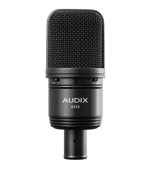 Audix A133 large diaphragm condenser microphone with pad and roll off
