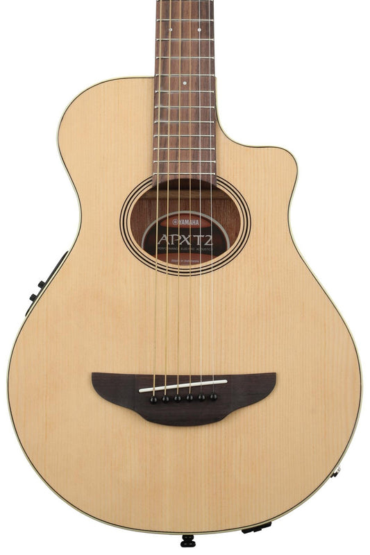 Yamaha APXT2 ¾ size Thin-line Cutaway Natural Acoustic Electric Guitar