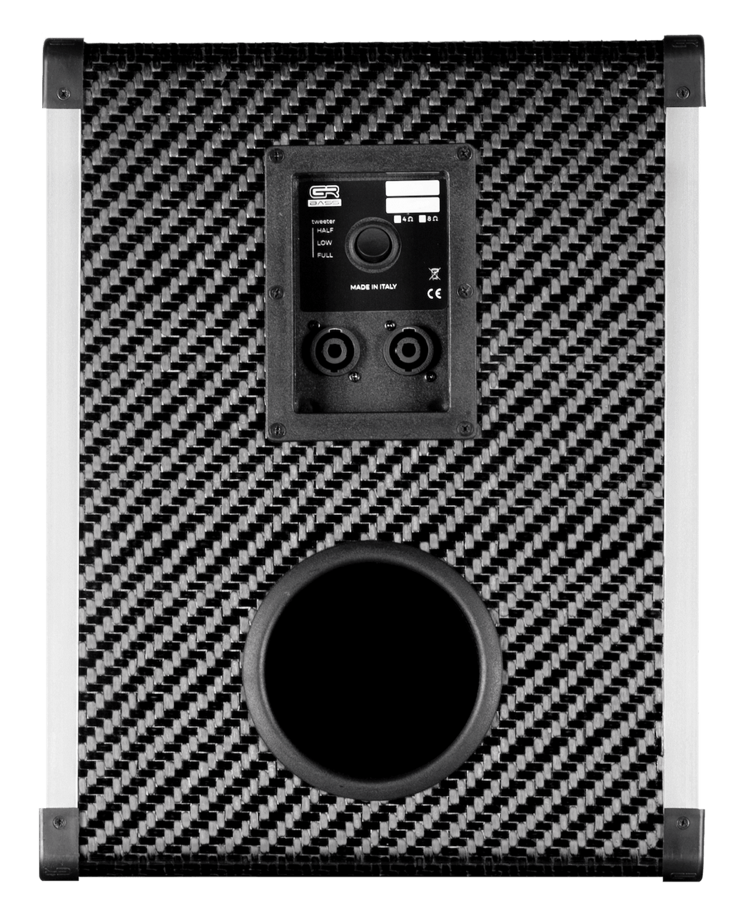 GR Bass AT 110 4 ohm 300 watt carbon fiber cabinet open box