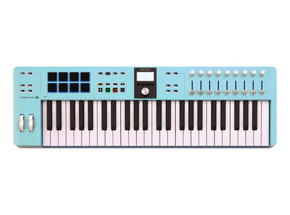 Arturia KeyLab Essential 49 Mk3 MIDI Keyboard Controller Aquamarine