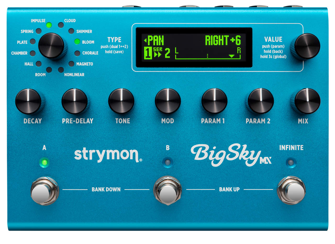 Strymon BigSky MX Multi Reverb guitar pedal