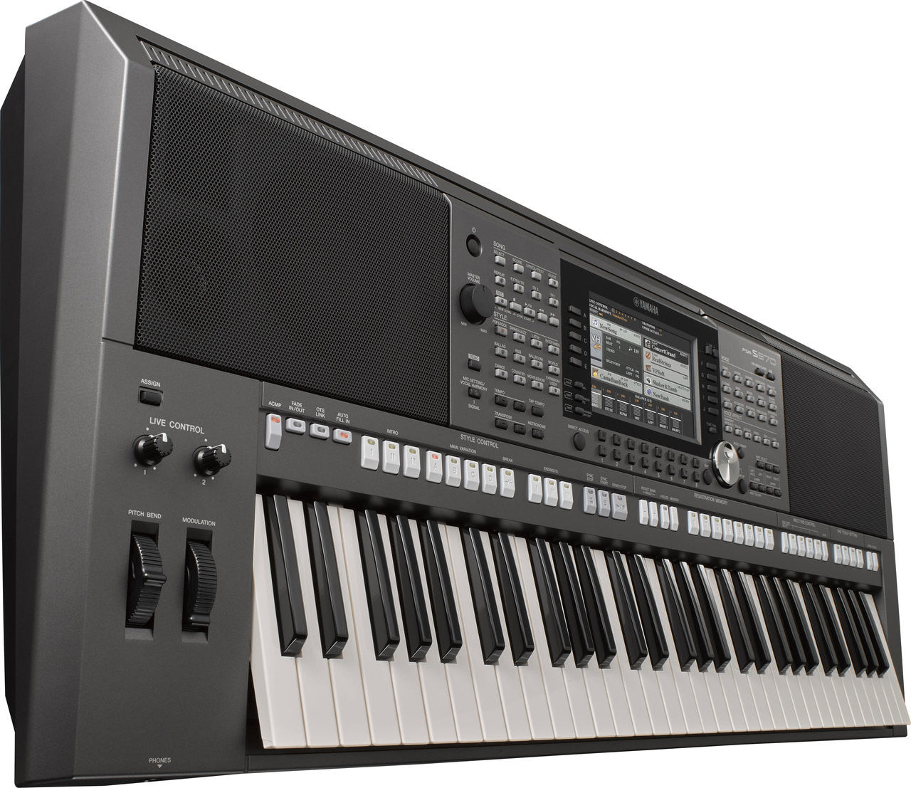 Yamaha PSR-S970 61 note arranger keyboard with built in speakers