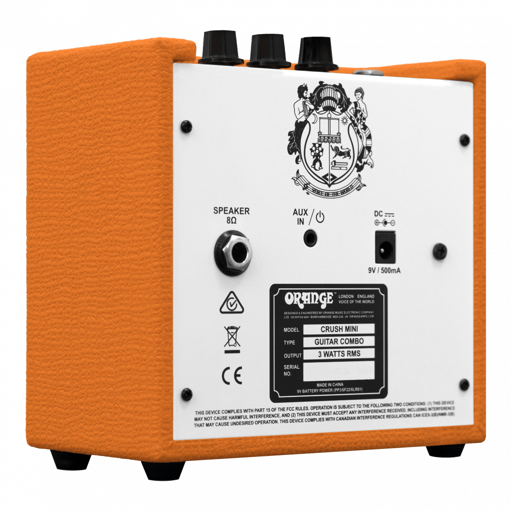 Orange Crush Mini 3 watt Micro guitar Amplifier