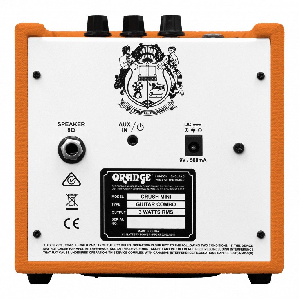 Orange Crush Mini 3 watt Micro guitar Amplifier