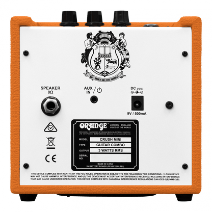 Orange Crush Mini 3 watt Micro guitar Amplifier