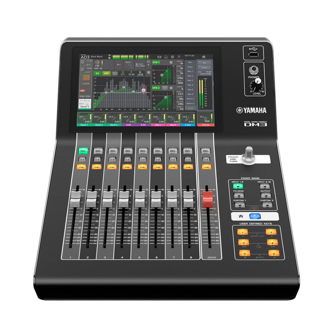 Yamaha DM3-D 22-channel Digital Mixer with Dante open box
