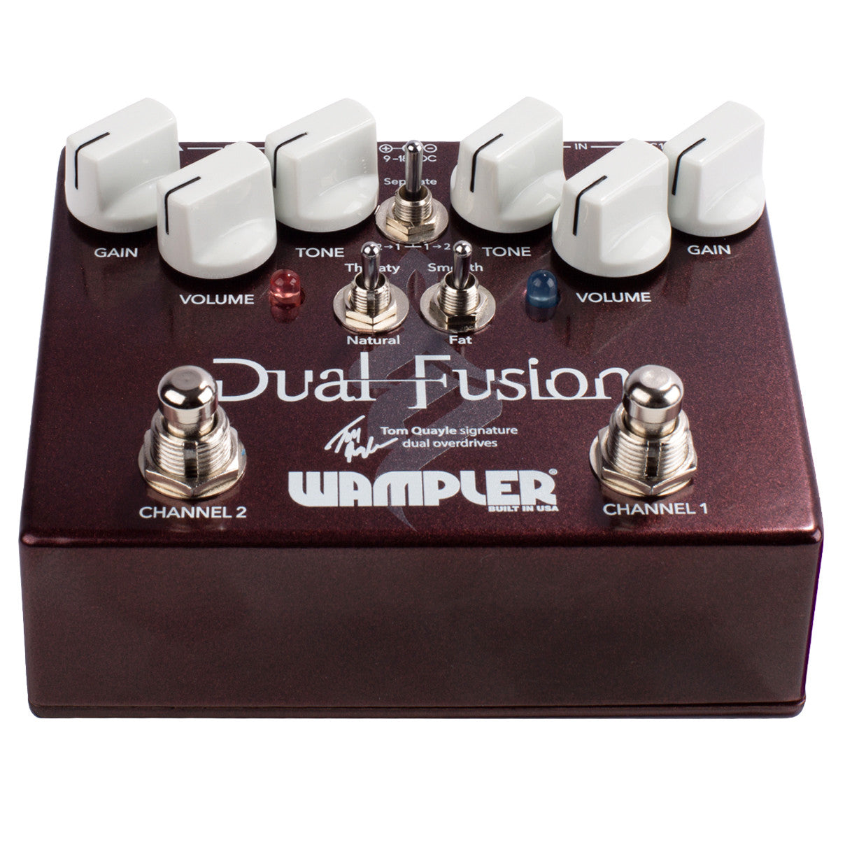 Wampler Tom Quayle Dual Fusion 2 channel overdrive guitar pedal