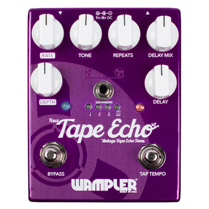 Wampler Faux Tape Echo v2 guitar effects pedal
