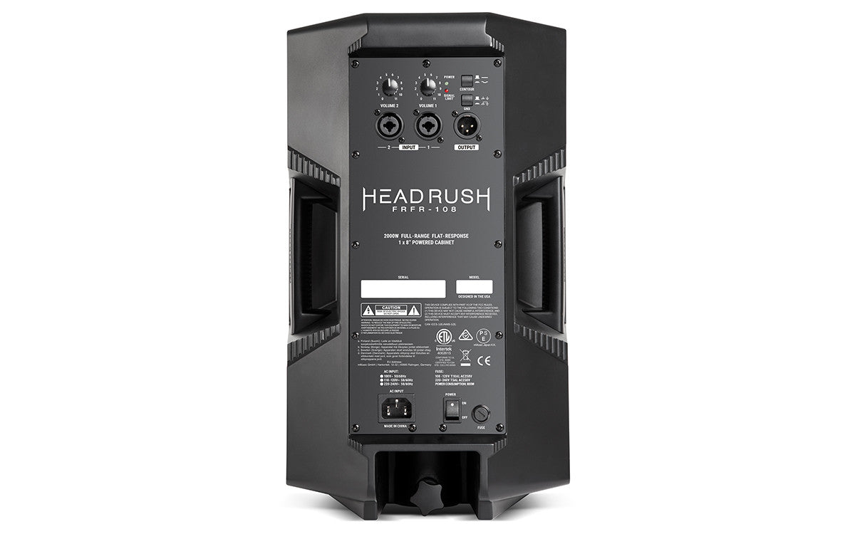HeadRush FRFR-108 2000 Watt 8" Powered Guitar Cabinet