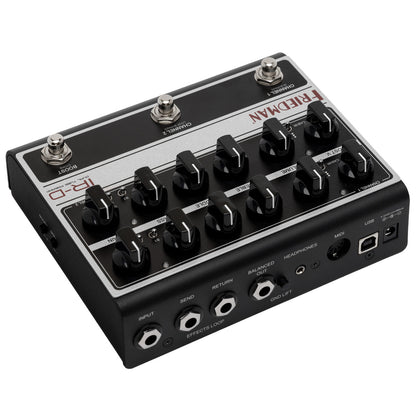 Friedman IR-D dual-channel tube preamp and DI Pedal