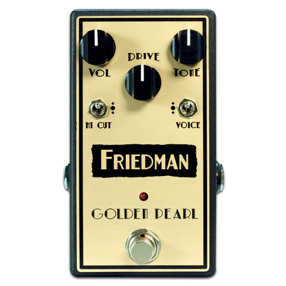Friedman Golden Pearl Overdrive guitar effects pedal