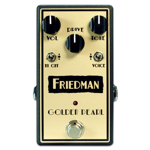 Friedman Golden Pearl Overdrive guitar effects pedal