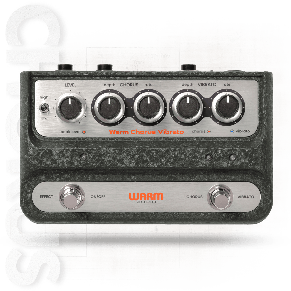 Warm Audio WA-C1 Stereo Chorus & Vibrato Pedal with depth & rate controls
