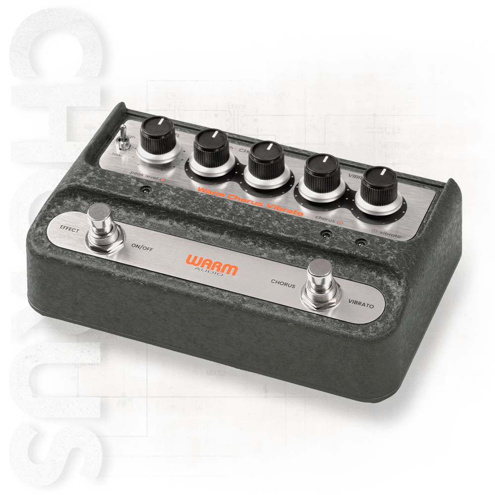 Warm Audio WA-C1 Stereo Chorus & Vibrato Pedal with depth & rate controls