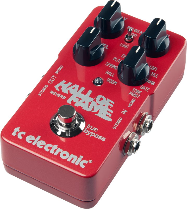 TC Electronics Hall of Fame Reverb guitar effects pedal