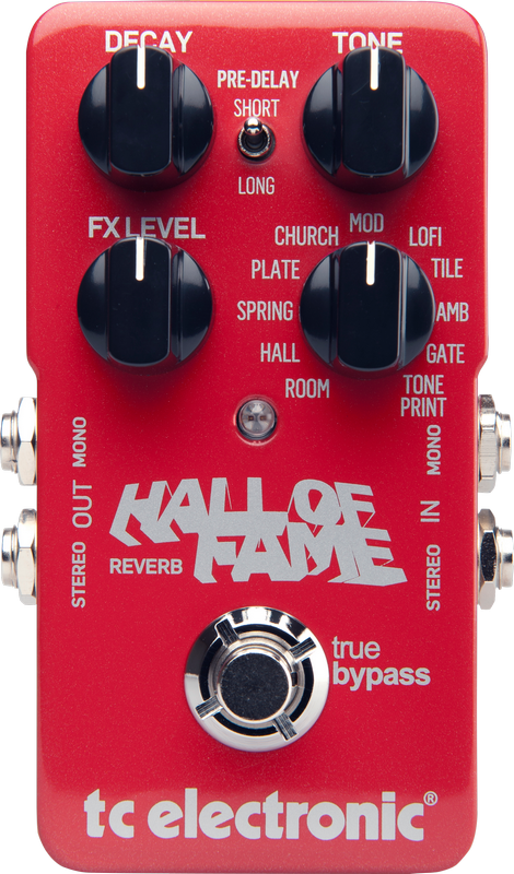 TC Electronics Hall of Fame Reverb guitar effects pedal