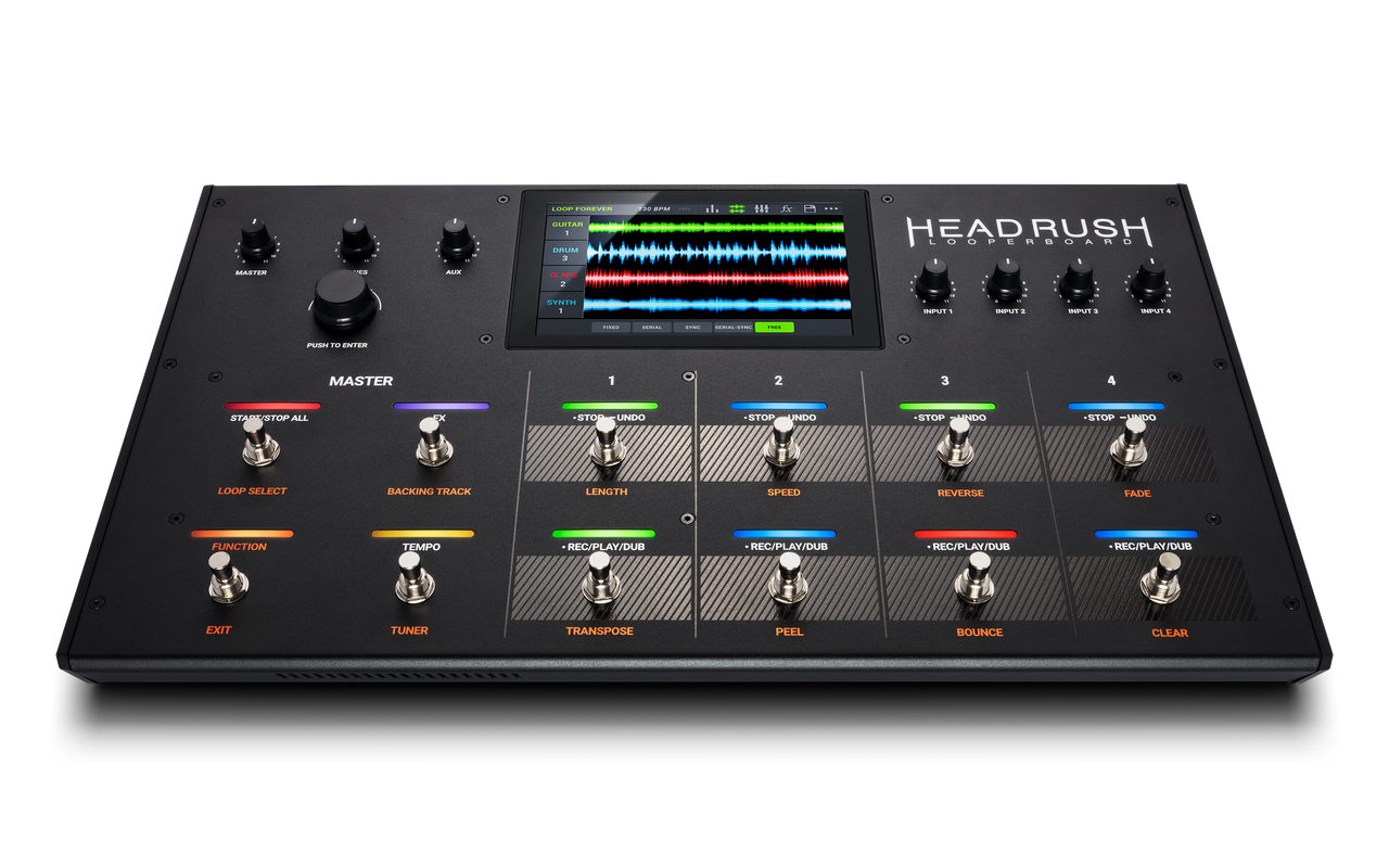 HeadRush LooperBoard Advanced 7" screen guitar Looper