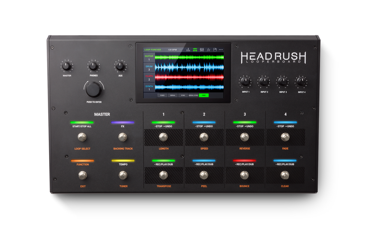 HeadRush LooperBoard Advanced 7" screen guitar Looper