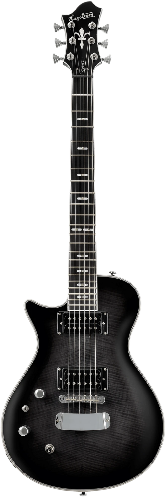 Hagstrom Ultra Swede Left hand Cosmic Black Burst Guitar with Case