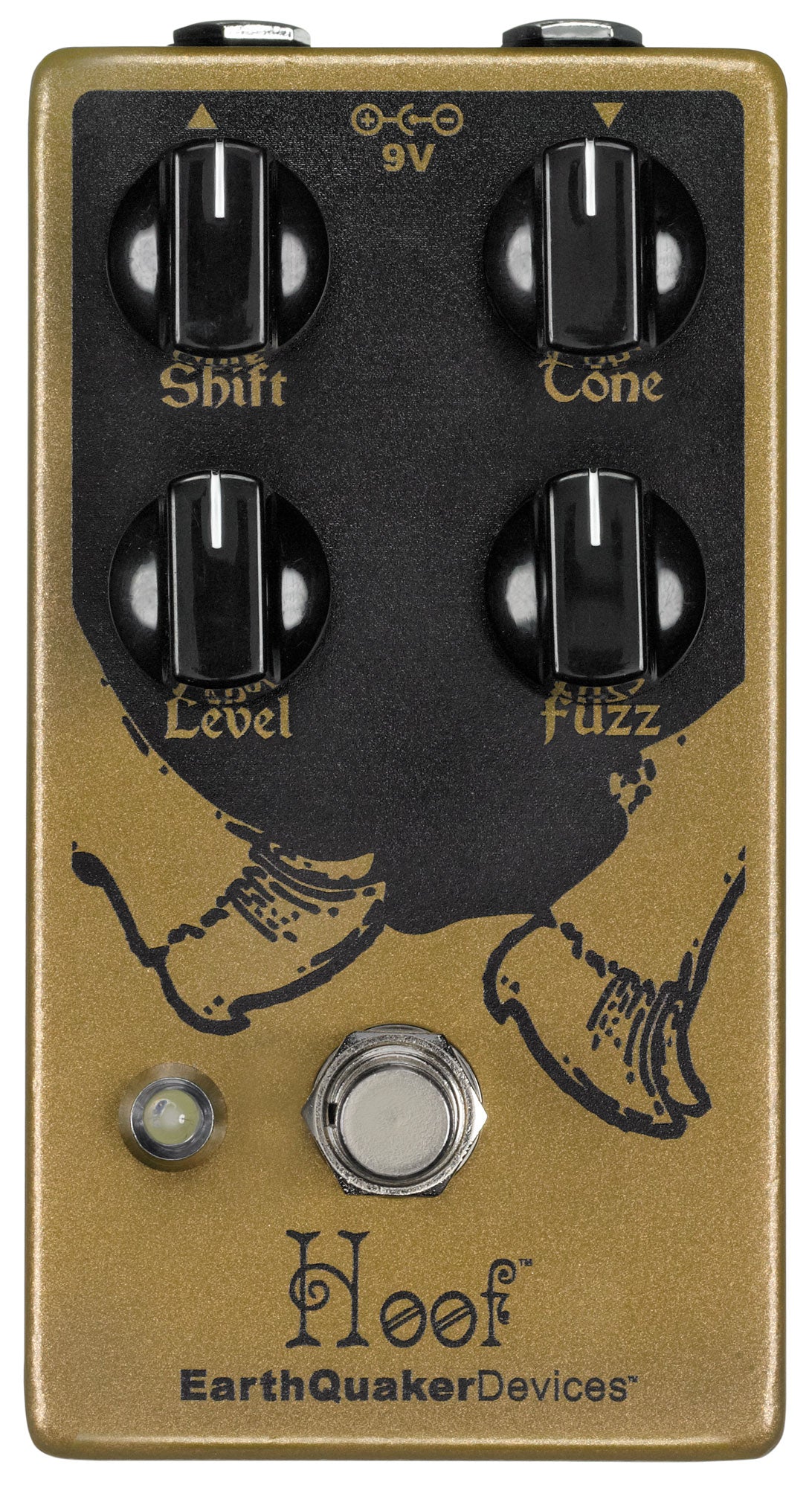 Earthquaker Hoof hybrid Fuzz V2 pedal open box