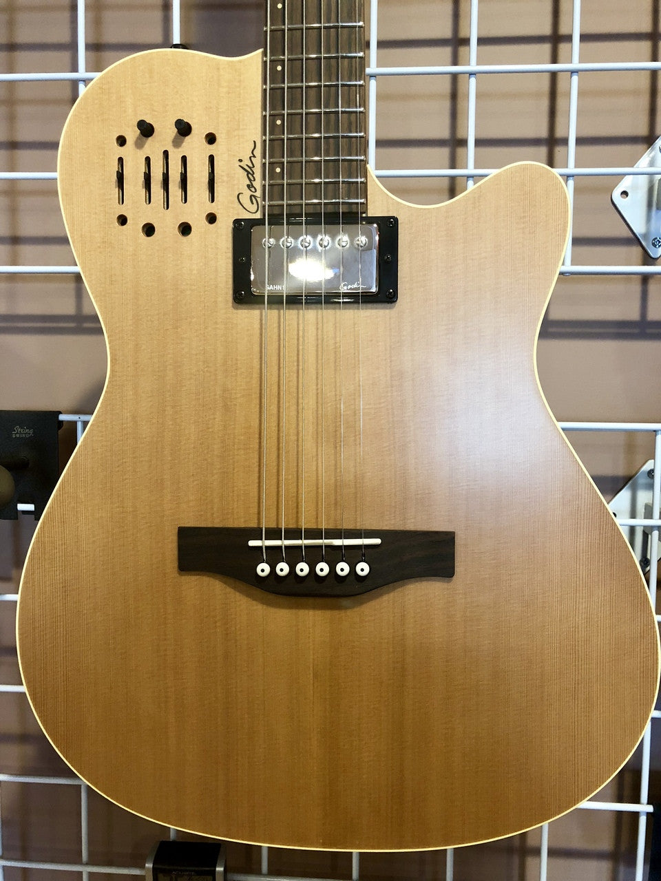 Godin A6 Ultra Natural SG Electric Acoustic guitar with gig bag 030293