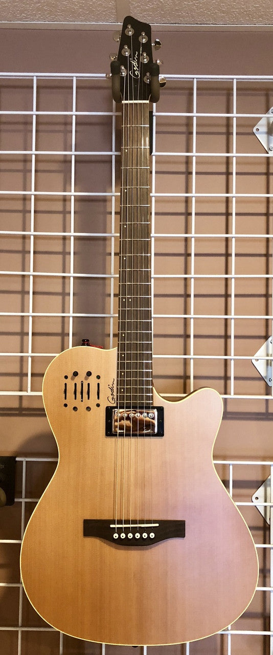 Godin A6 Ultra Natural SG Electric Acoustic guitar with gig bag 030293