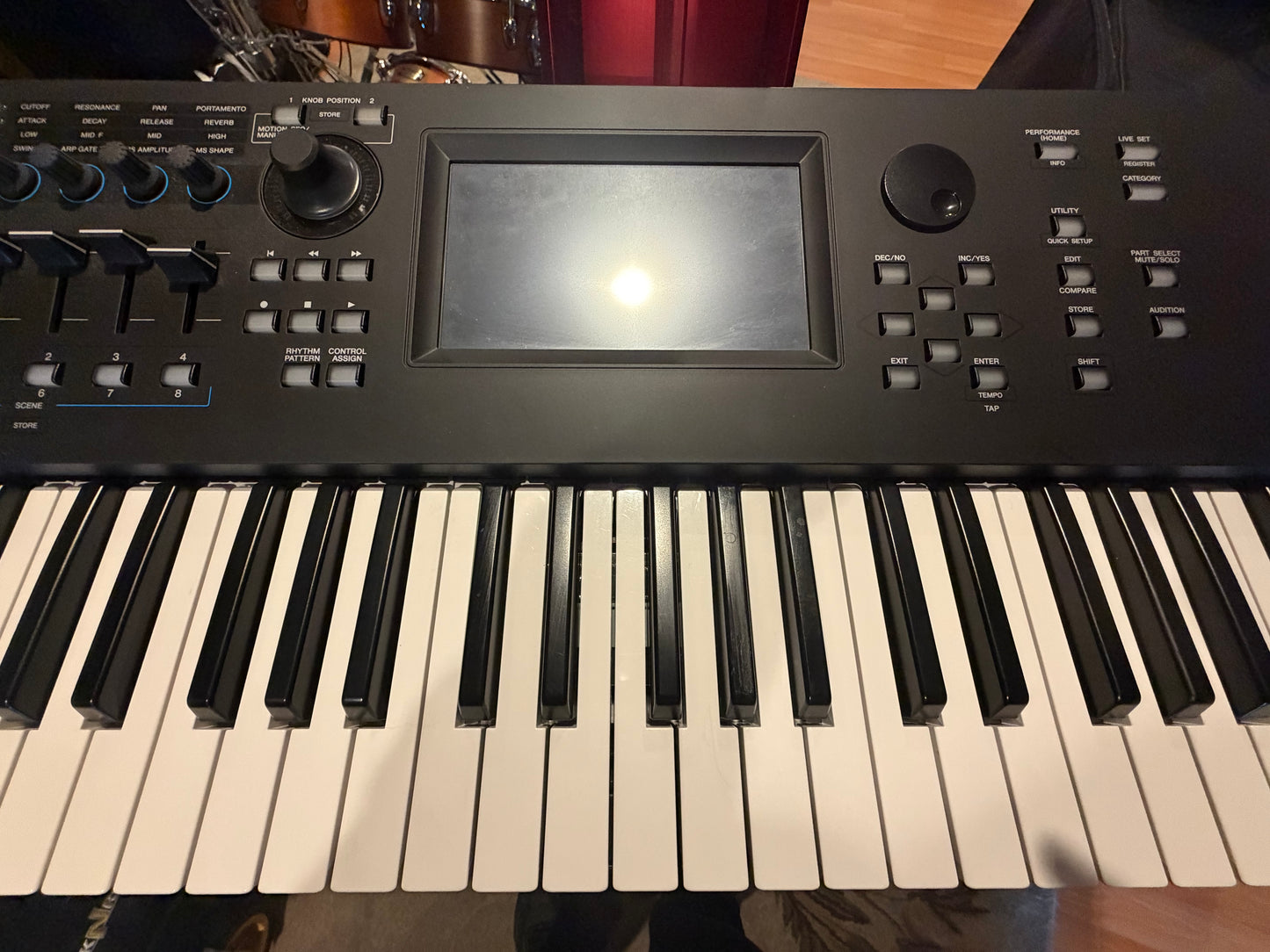 Yamaha MODX7+ 76 Semi-weighted Key Synthesizer used