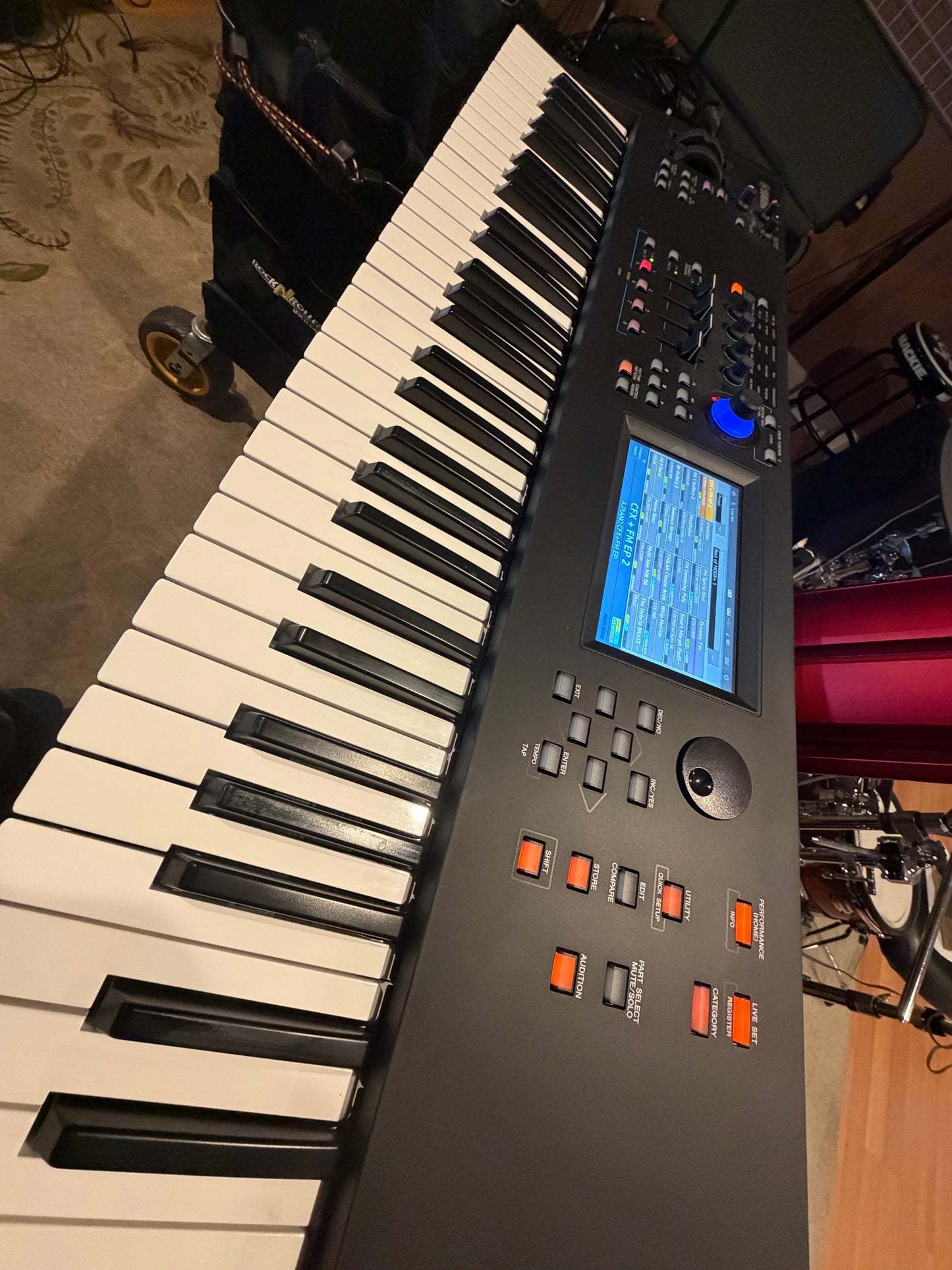 Yamaha MODX7+ 76 Semi-weighted Key Synthesizer used