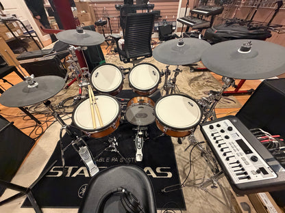 Yamaha DTX10K-X Electronic Kit Wood-Shell TCS Pads DTX-PROX Module upgraded hardware stands