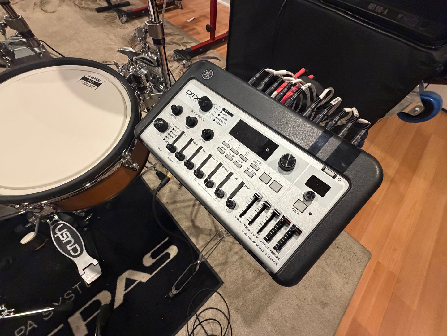 Yamaha DTX10K-X Electronic Kit Wood-Shell TCS Pads DTX-PROX Module upgraded hardware stands