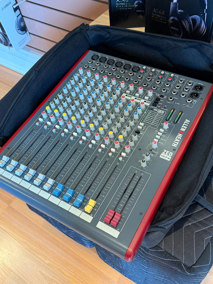 Allen & Heath Zed-12FX mixer with Gator Bag Bundle used