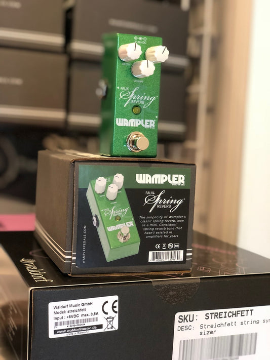 Wampler Mini Faux Spring Reverb guitar effects pedal demo