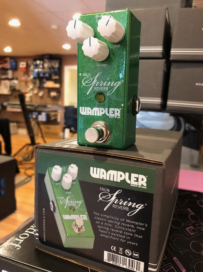 Wampler Mini Faux Spring Reverb guitar effects pedal demo