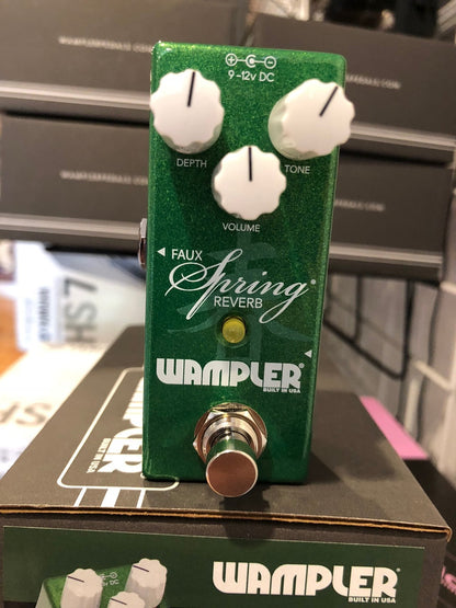 Wampler Mini Faux Spring Reverb guitar effects pedal demo
