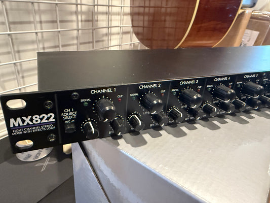 ART MX822 Stereo Rackmount Mixer used