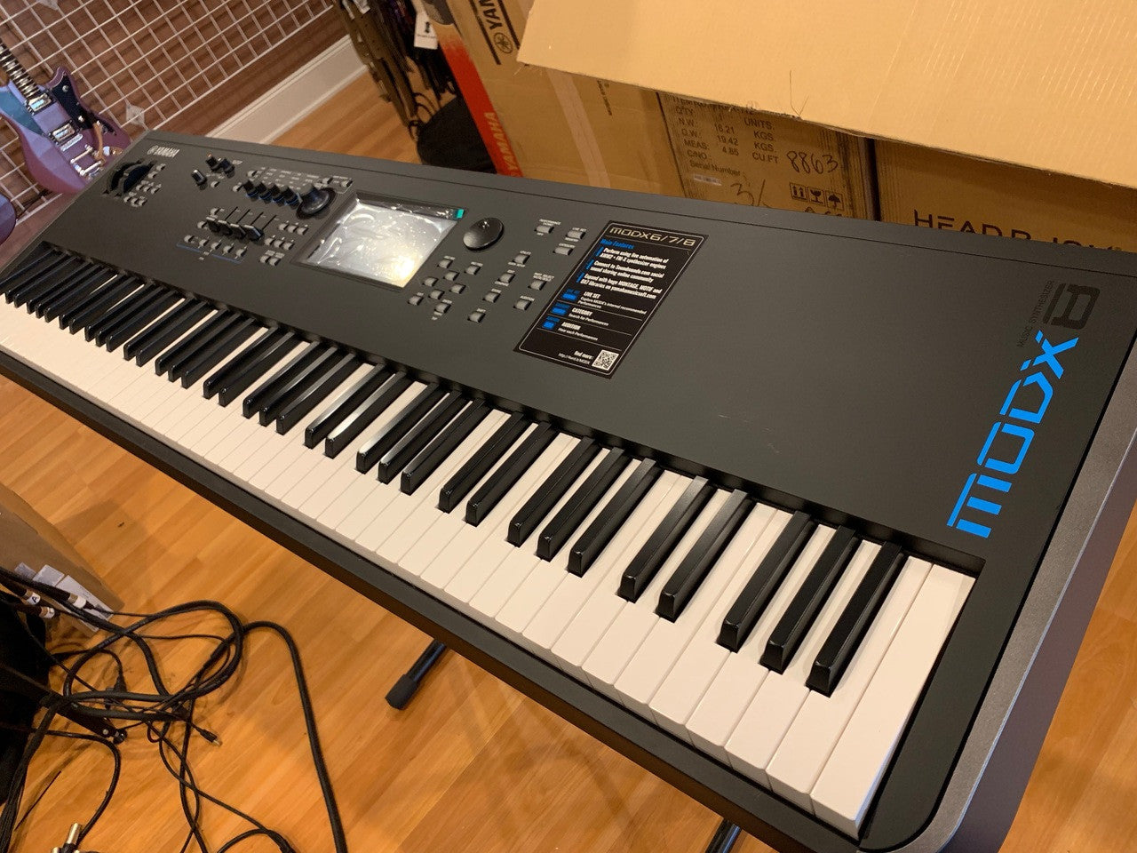 Yamaha MODX8 88 weighted key synthesizer full warranty