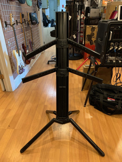 K&M 18860 Keyboard stand black Spider Pro anodized aluminum
