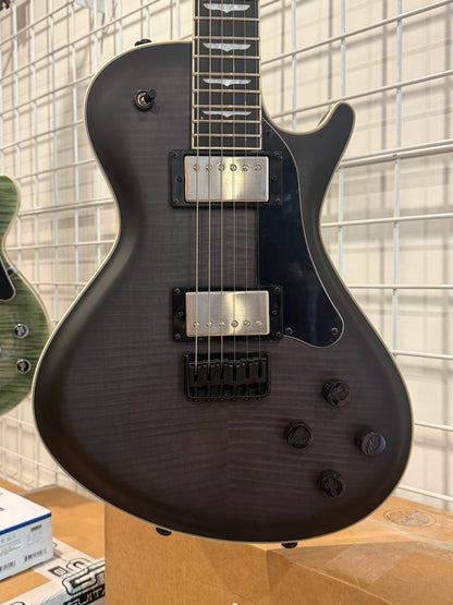 Hagstrom Krona KRO BCC Burnt Charcoal Electric Guitar with Case - Open Box