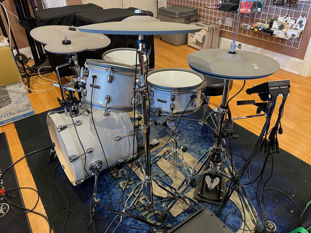 EFNote 5 EFD5 Acoustic Design Electronic Drum Set demo