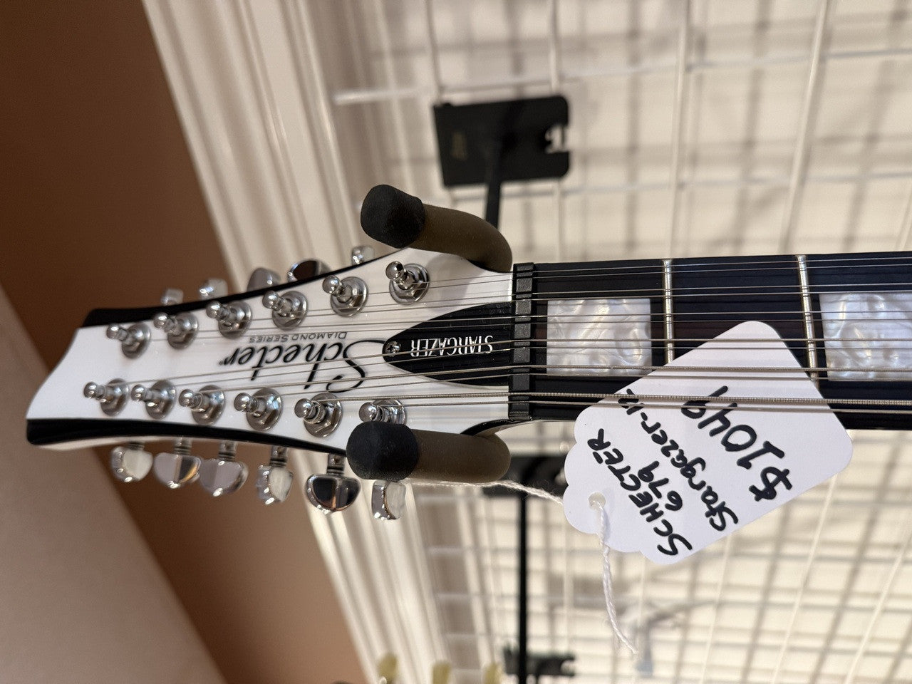 Schecter Stargazer-12 Gloss White 679 guitar open box