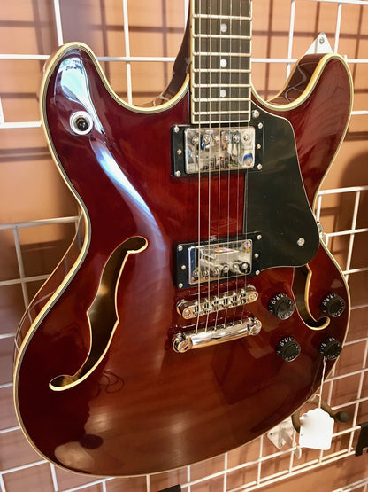Schecter Corsair 1847 Gloss Walnut electric guitar with case